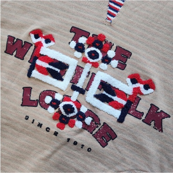 Free People Tan and Red Short Sleeve Tee - Picture 6 of 11